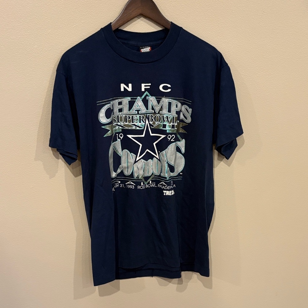 NFC champs Super Bowl Screen Stars Best1992 Dallas Cowboys Men's Tee XL